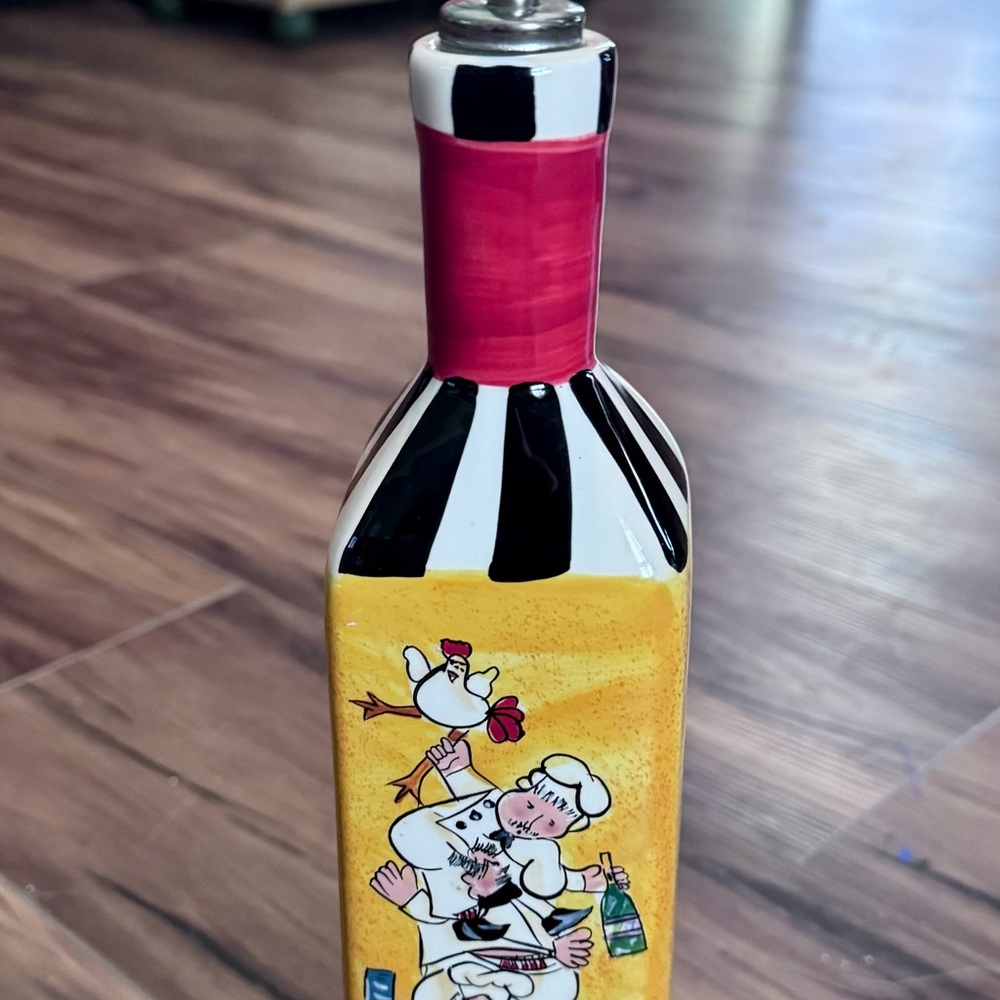 Ceramic Oil Dispenser by Crazy Mountain. Unused